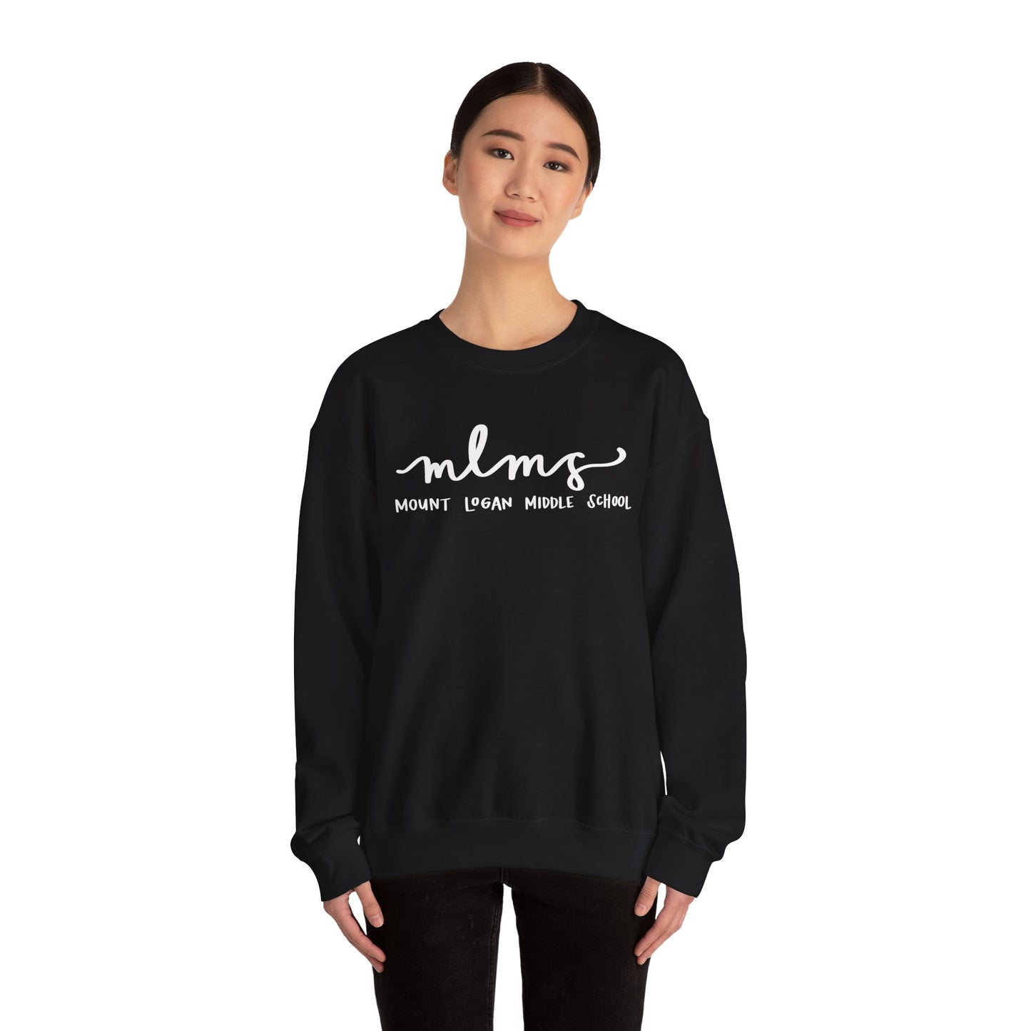 MLMS Crewneck - (White Logo)