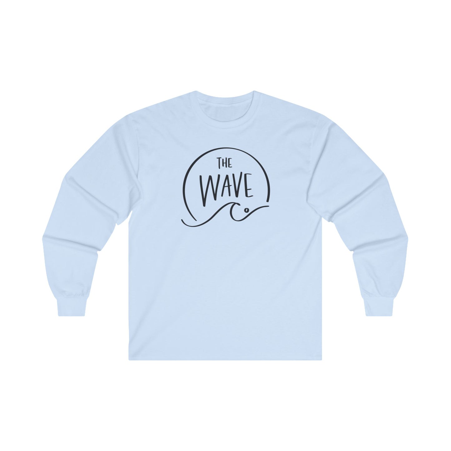 The Wave Co - Long Sleeve Tee (Black Logo)