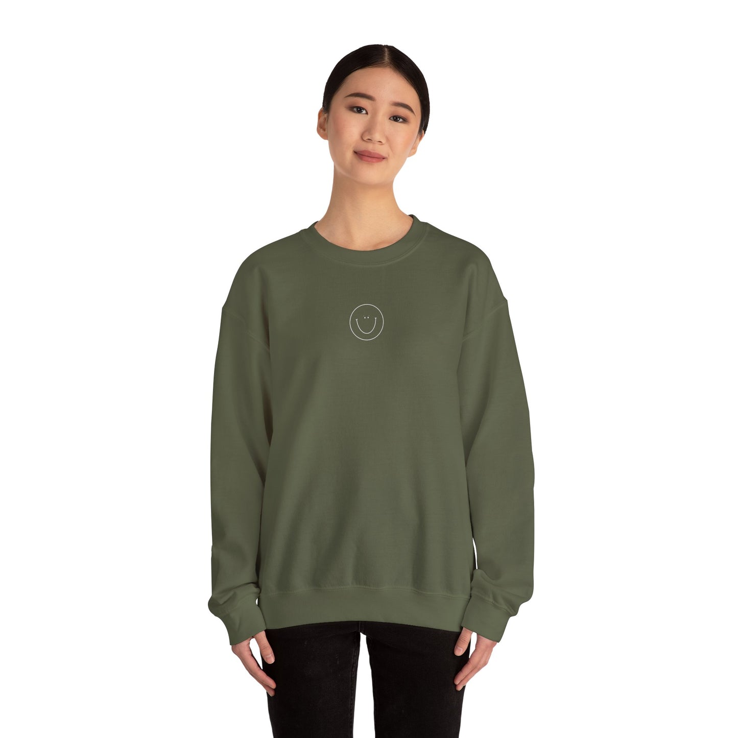 Smiley Crewneck (White Logo)