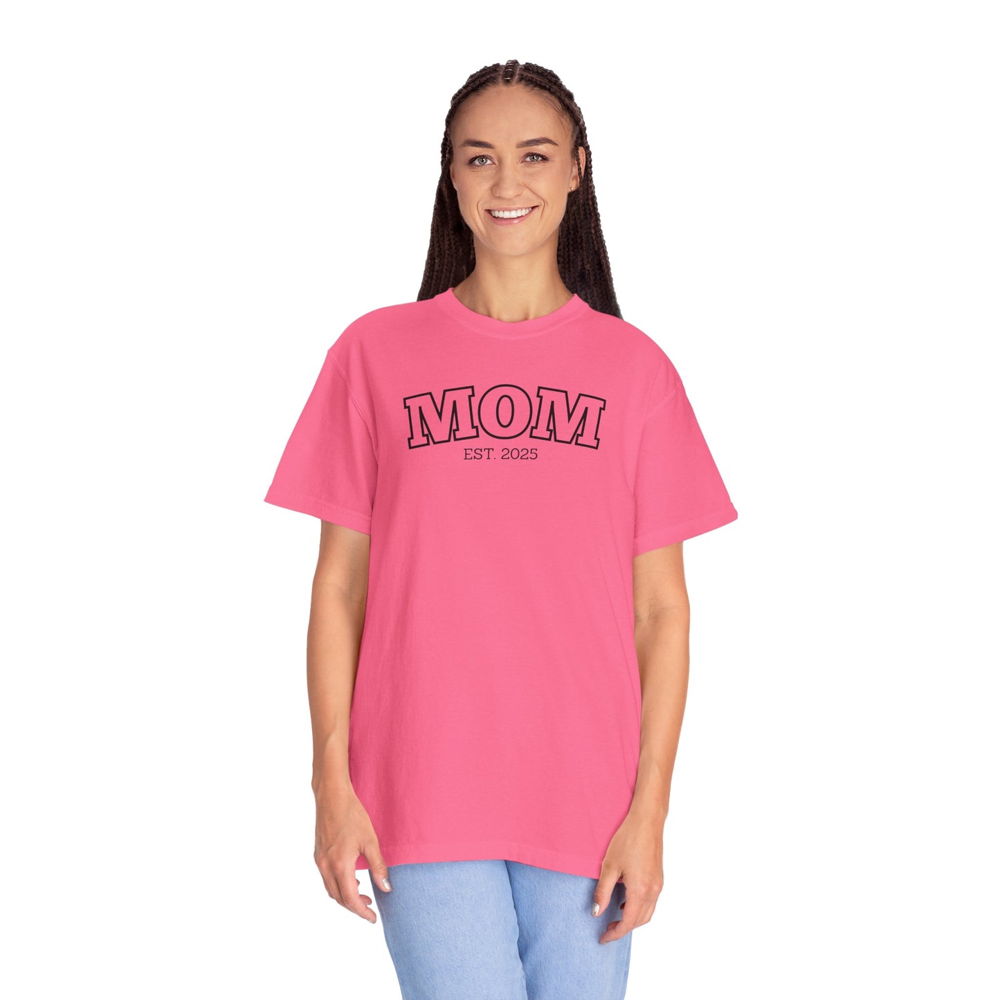 Personalized Mom T-shirt - Black Logo