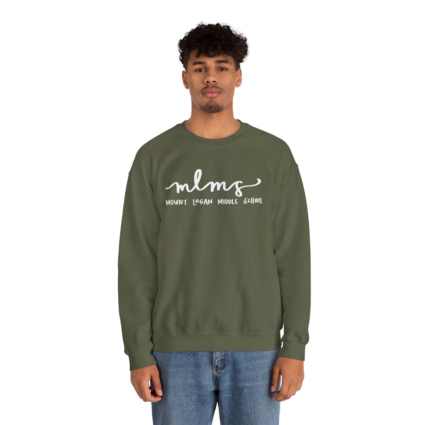 MLMS Crewneck - (White Logo)