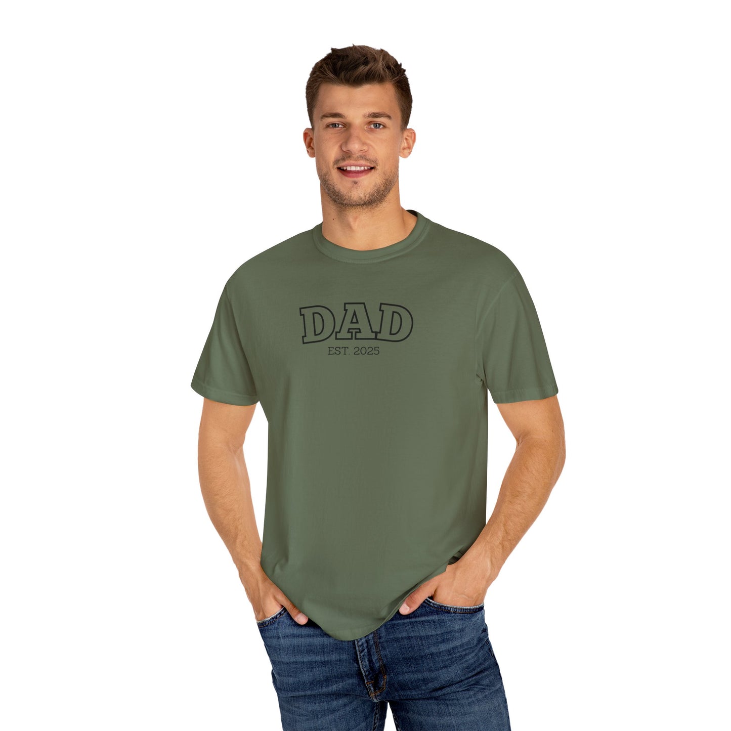 Personalized Dad T-Shirt - Black Logo