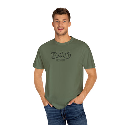 Personalized Dad T-Shirt - Black Logo
