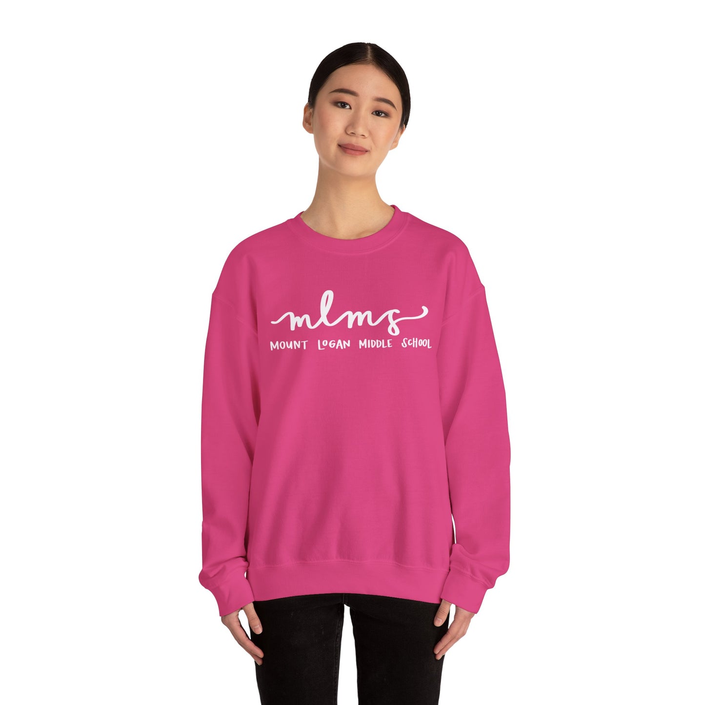 MLMS Crewneck - (White Logo)