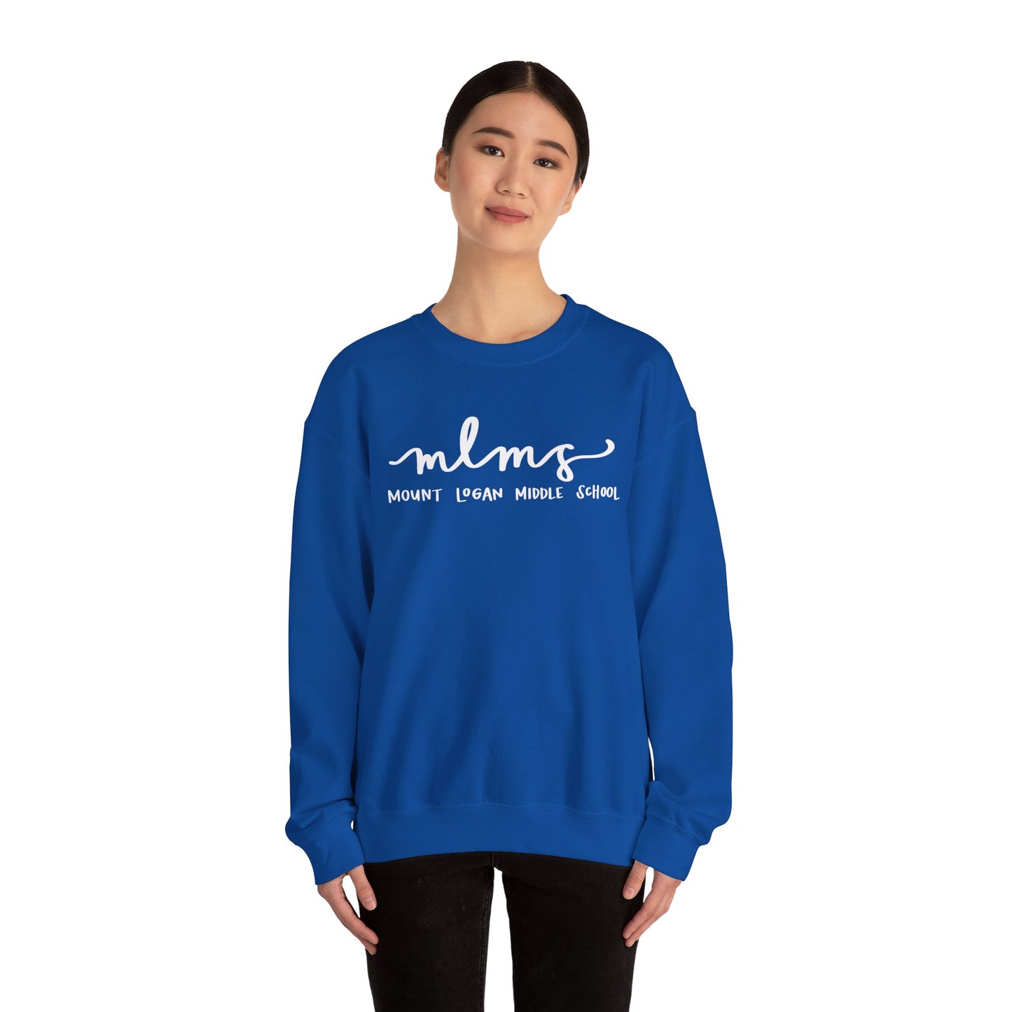 MLMS Crewneck - (White Logo)