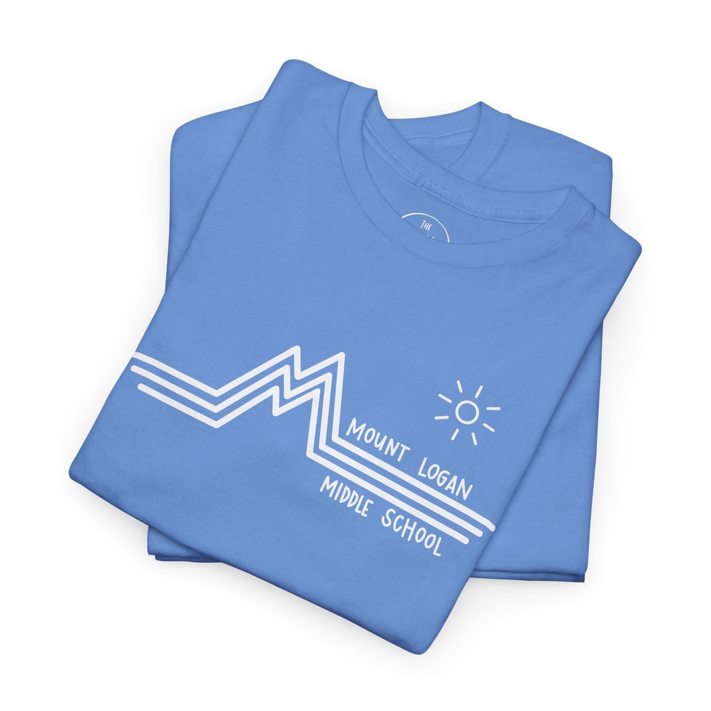 Retro Line Mount Logan Middle T-Shirt - (White Logo)