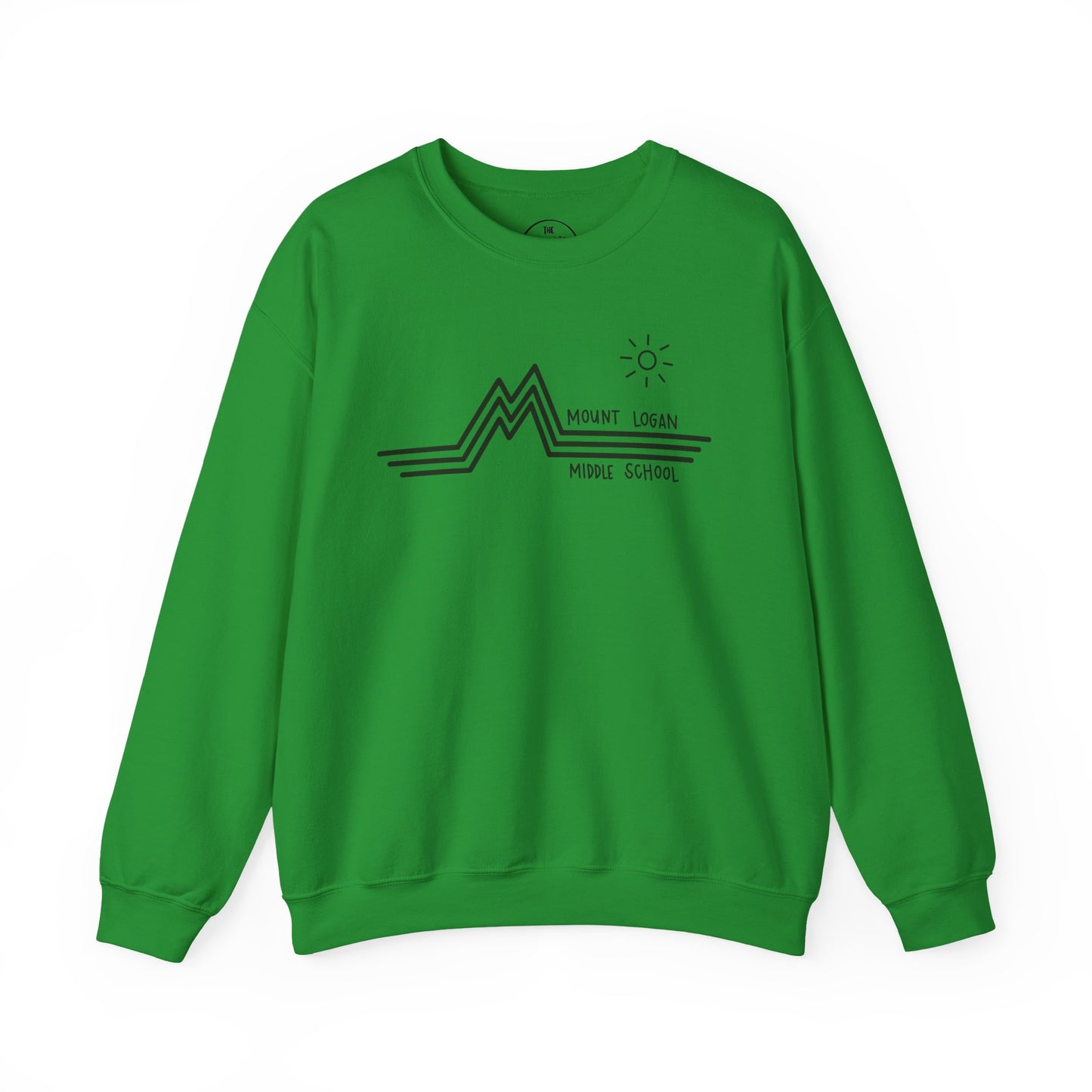Retro Line - Mount Logan Middle Crewneck (Black Logo)