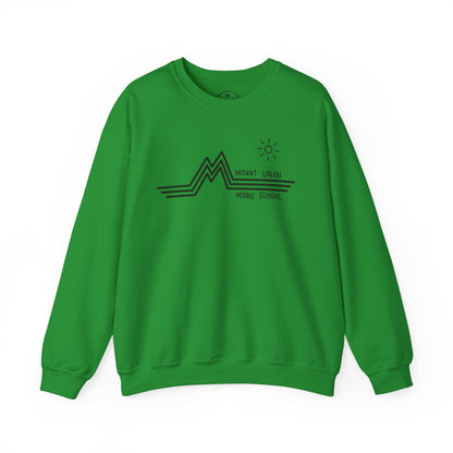 Retro Line - Mount Logan Middle Crewneck (Black Logo)