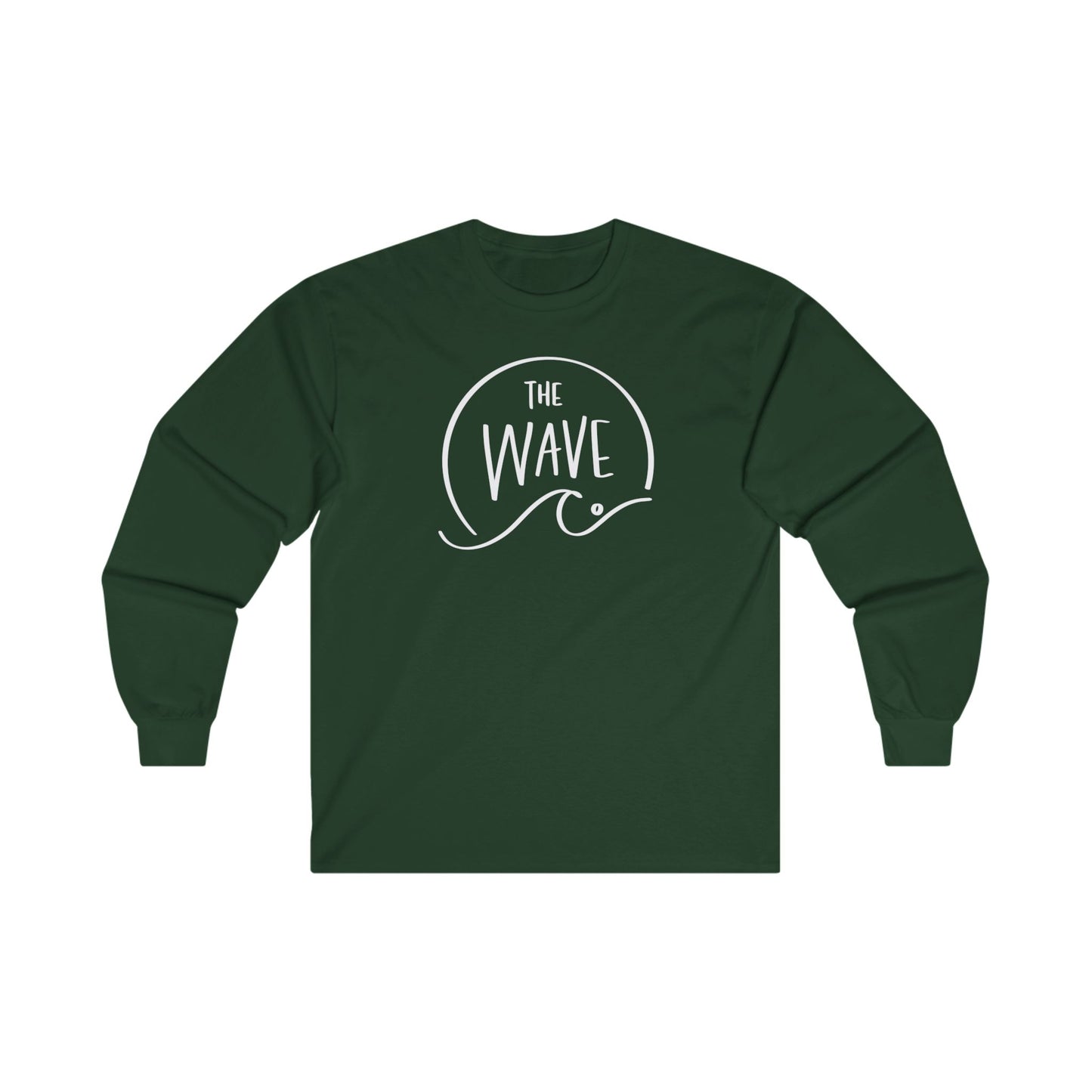 The Wave Co - Long Sleeve Tee (White Logo)