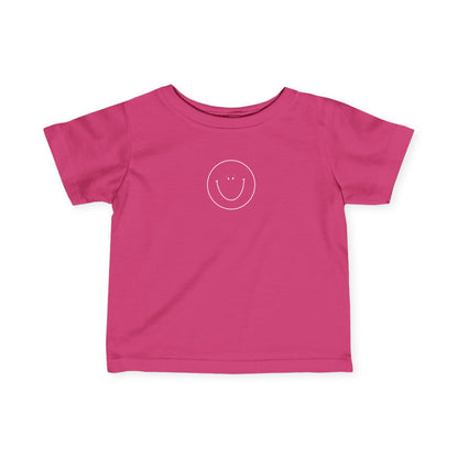 Infant Smiley Tee (White Logo)