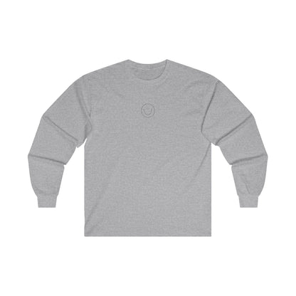 Smiley Long Sleeve Tee (Black Logo)