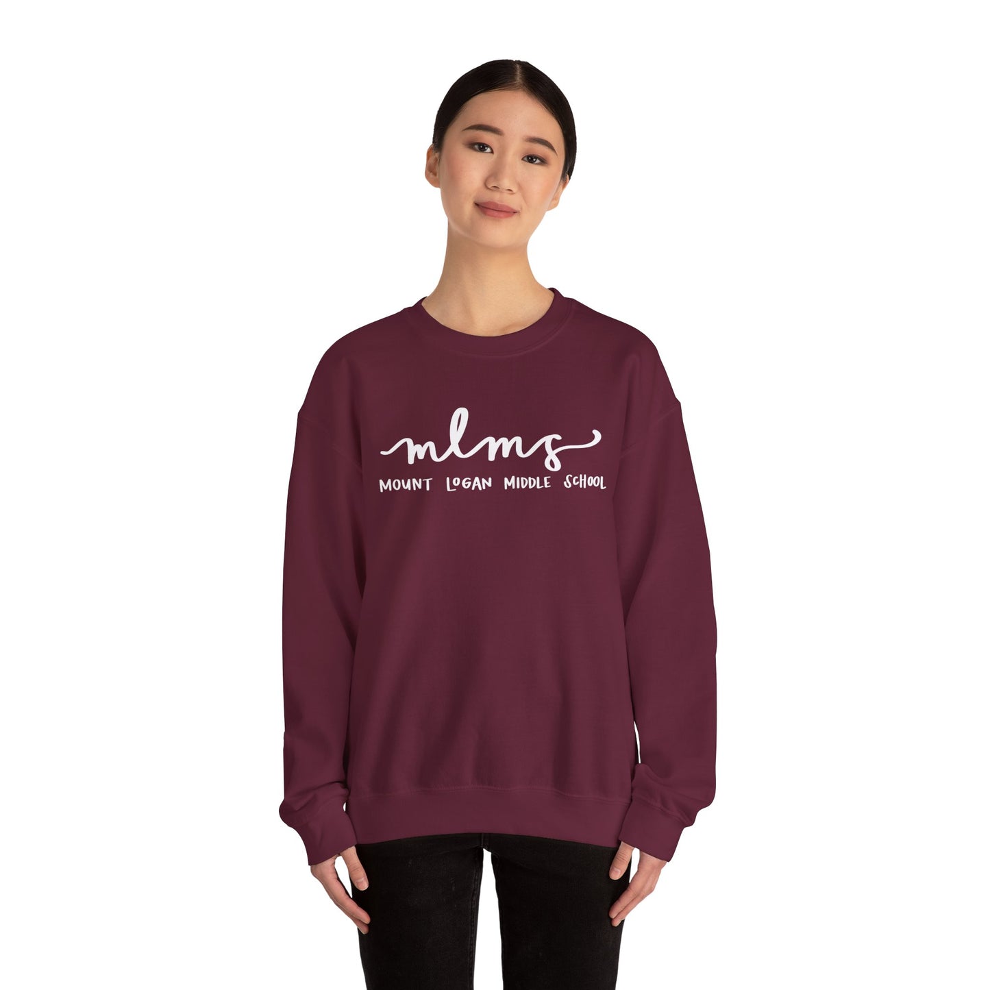 MLMS Crewneck - (White Logo)