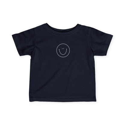 Infant Smiley Tee (White Logo)