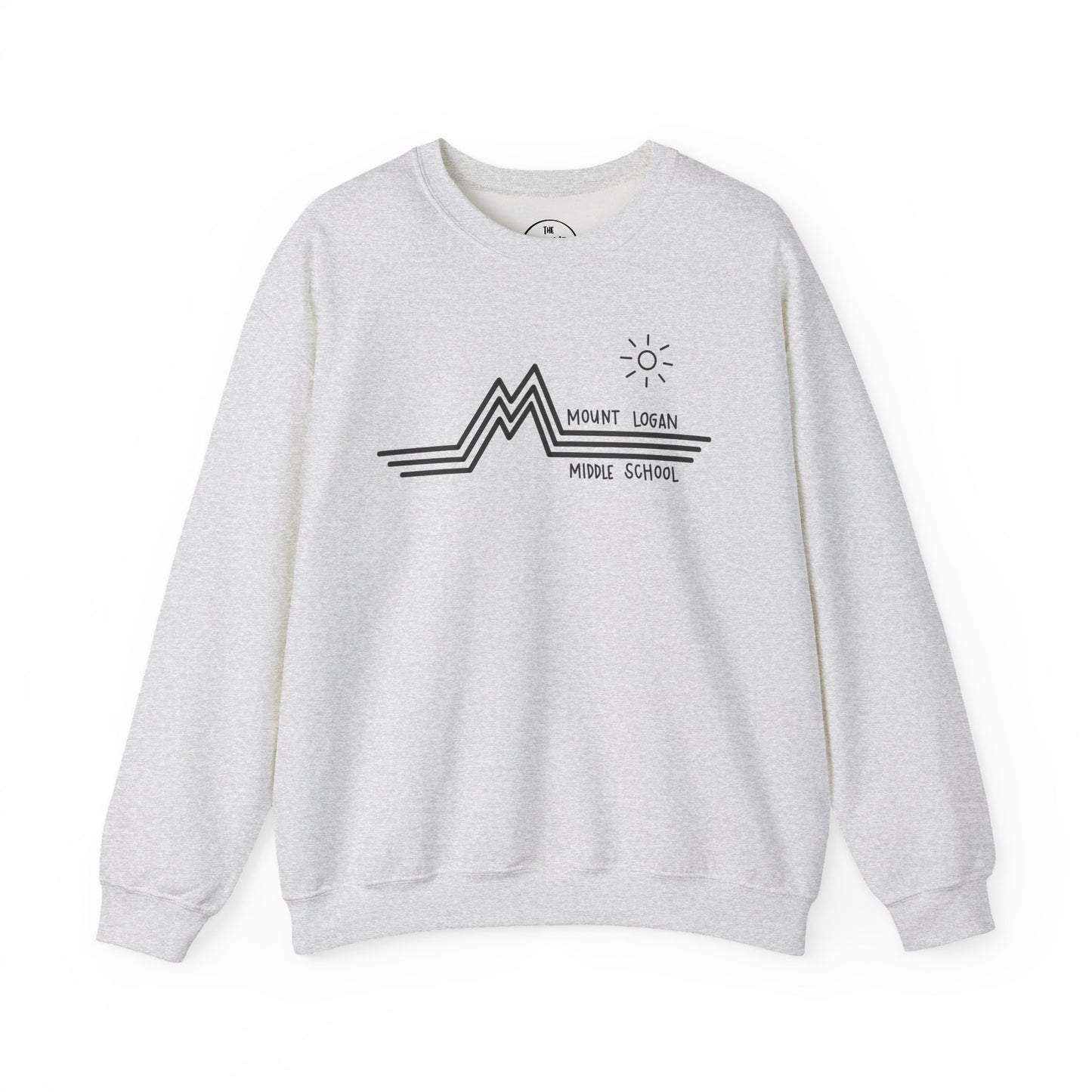 Retro Line - Mount Logan Middle Crewneck (Black Logo)