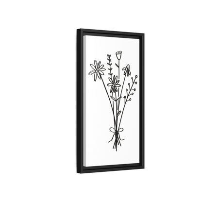Framed Flower Canvas
