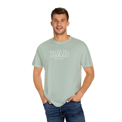 Personalized Dad T-Shirt - White Logo