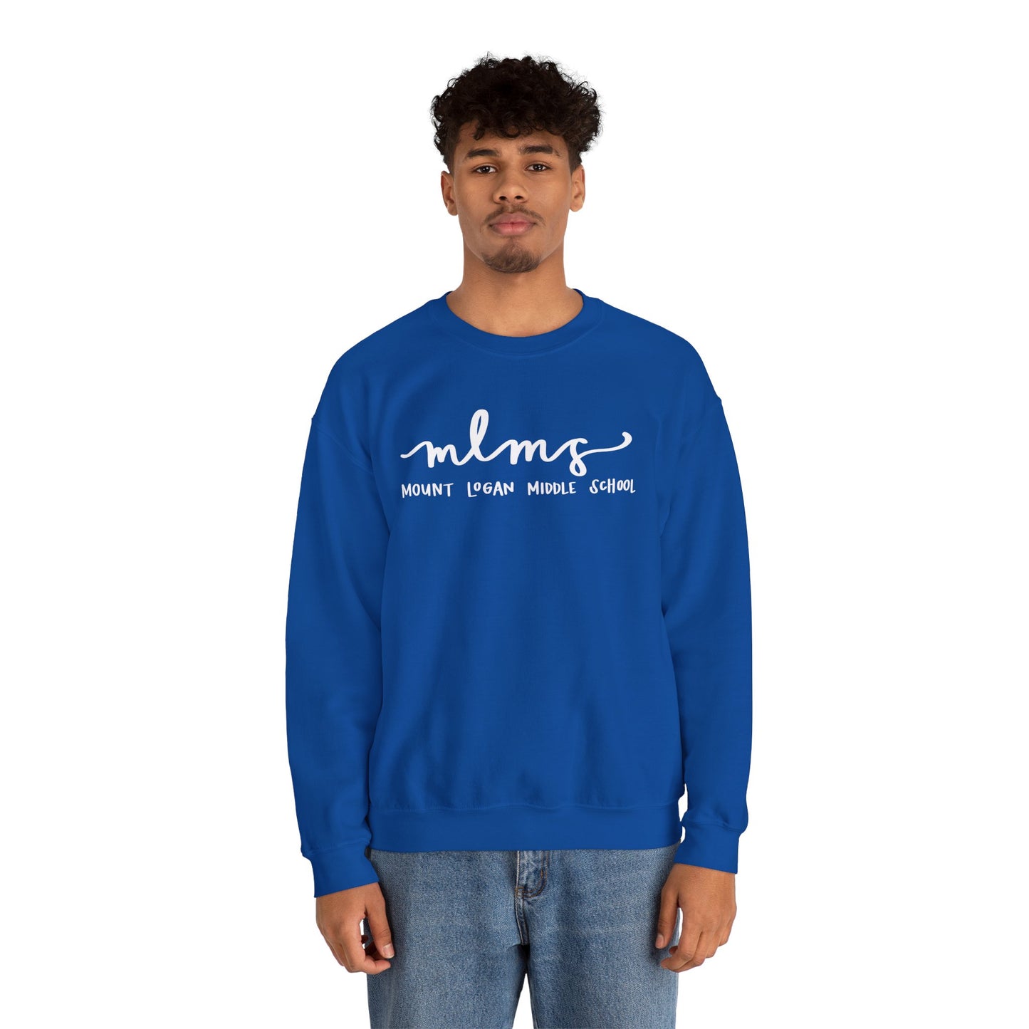 MLMS Crewneck - (White Logo)
