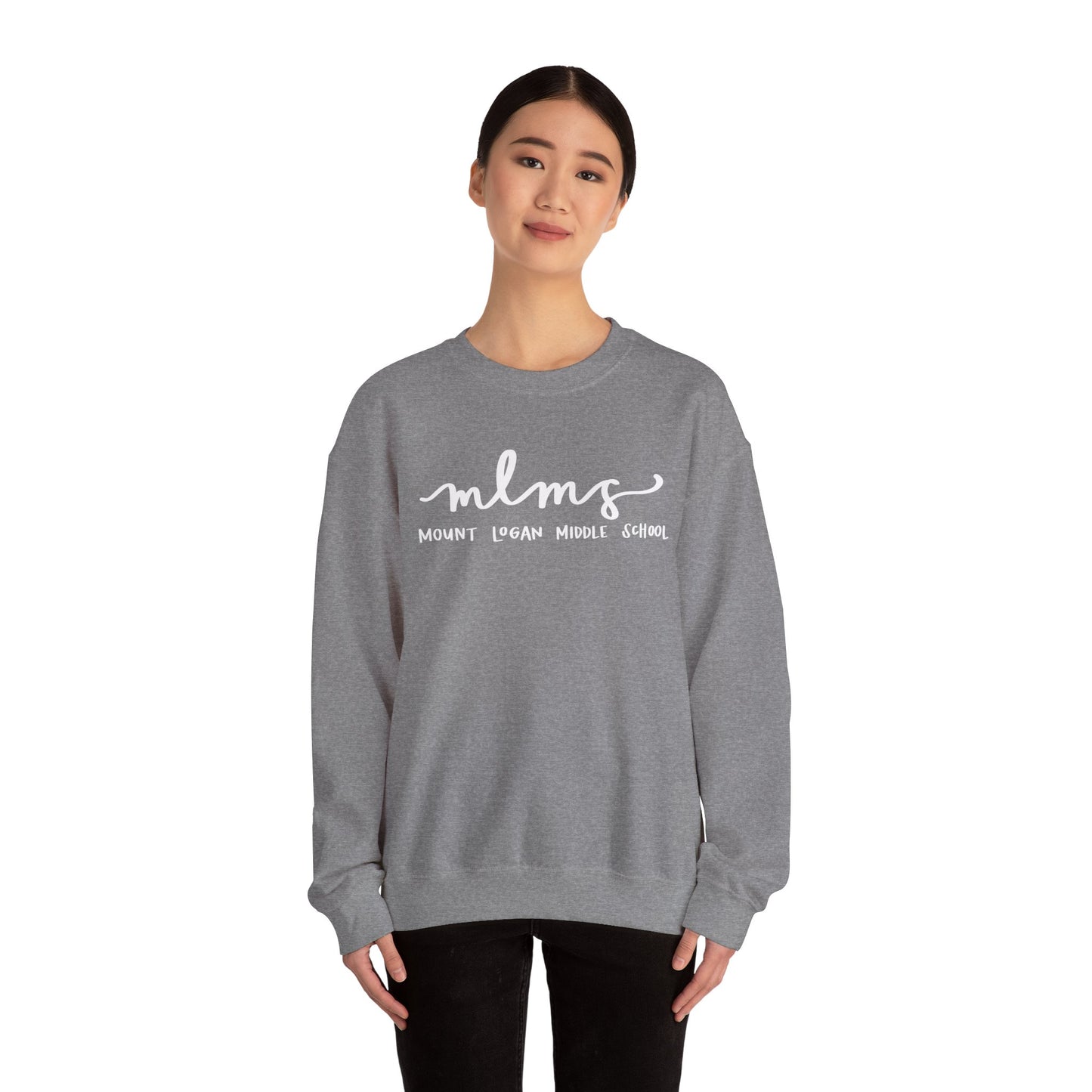 MLMS Crewneck - (White Logo)
