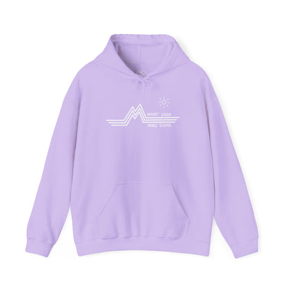 Retro Line - Mountain Logan Middle Hoodie (White Logo)