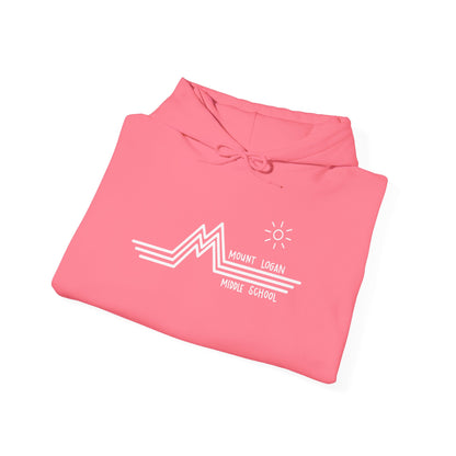Retro Line - Mountain Logan Middle Hoodie (White Logo)