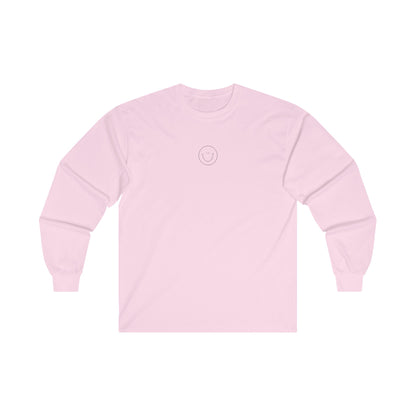 Smiley Long Sleeve Tee (Black Logo)