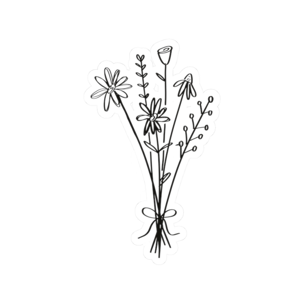 Floral Sticker