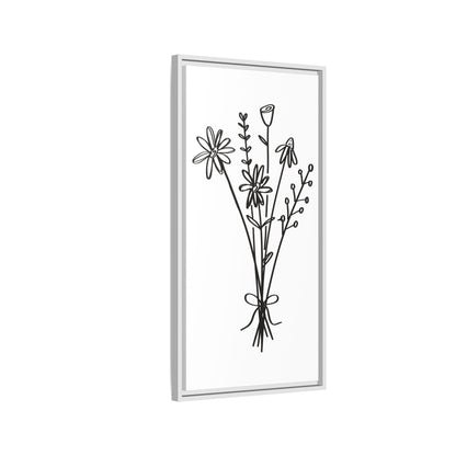 Framed Flower Canvas