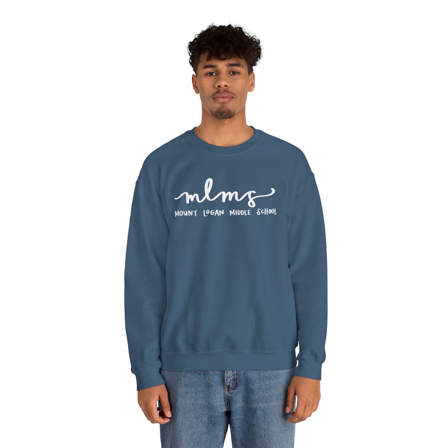 MLMS Crewneck - (White Logo)