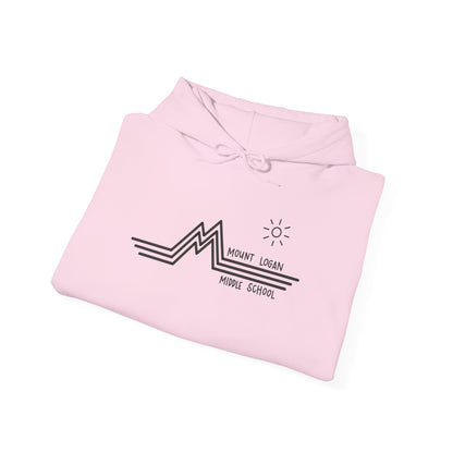 Retro Line - Mount Logan Middle Hoodie (Black Logo)