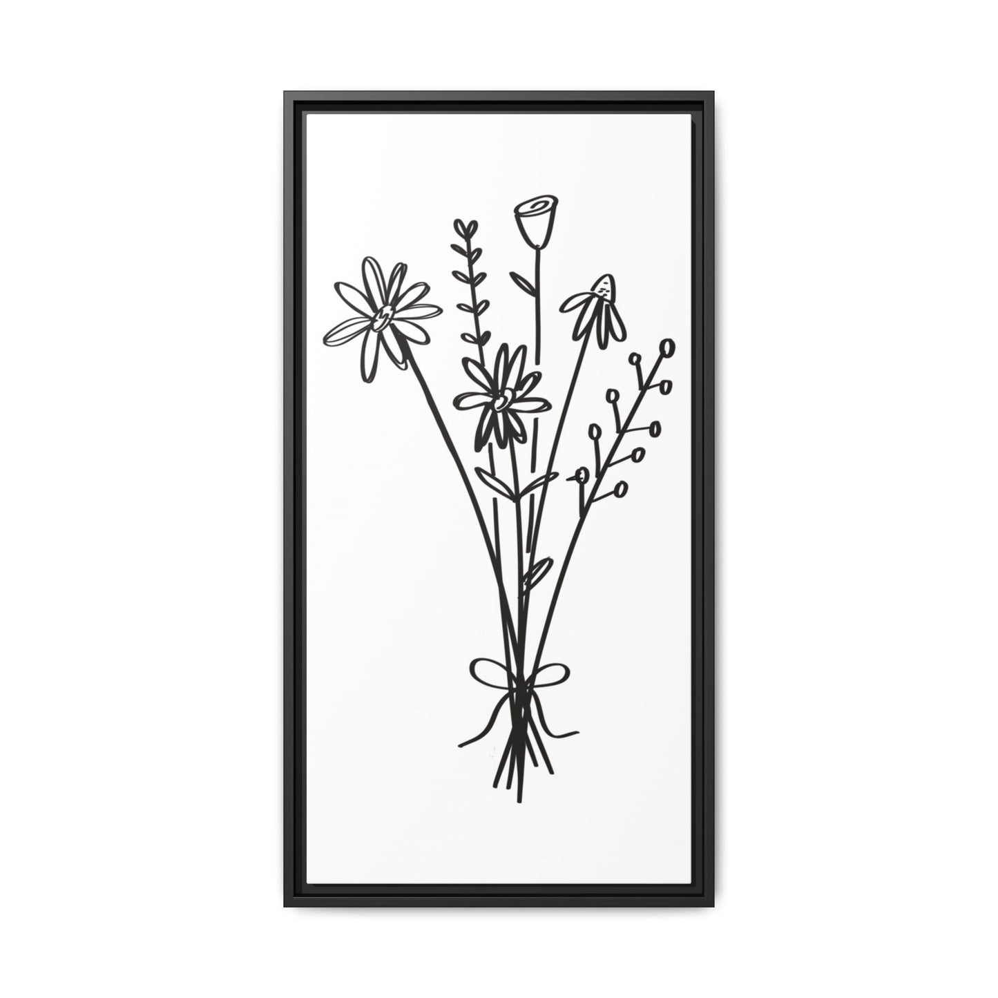Framed Flower Canvas