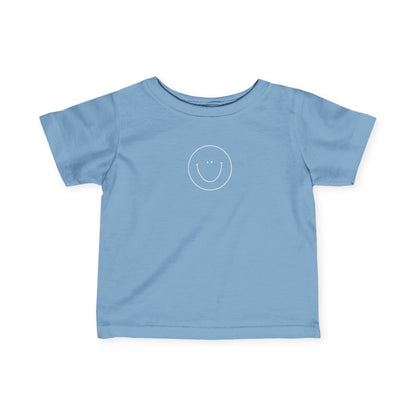 Infant Smiley Tee (White Logo)