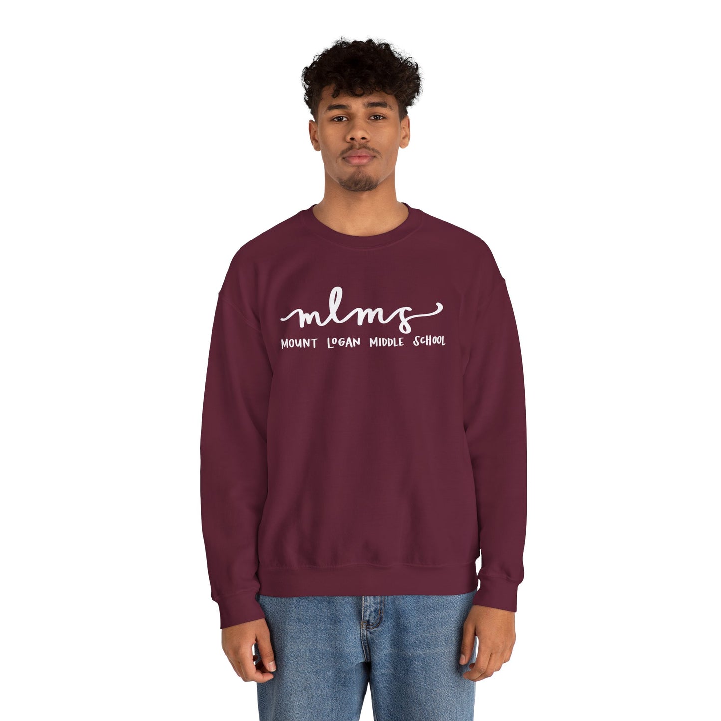 MLMS Crewneck - (White Logo)