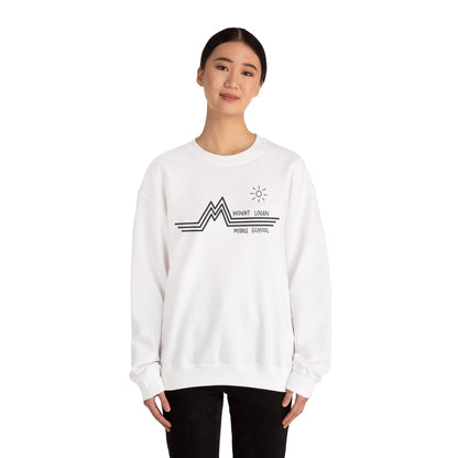 Retro Line - Mount Logan Middle Crewneck (Black Logo)