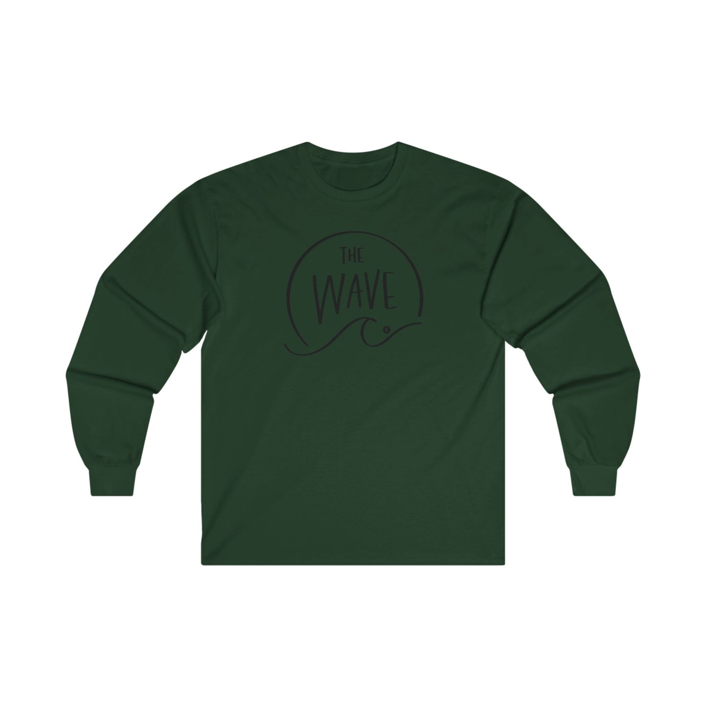 The Wave Co - Long Sleeve Tee (Black Logo)