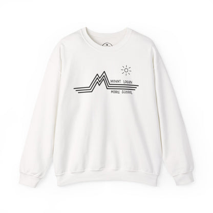 Retro Line - Mount Logan Middle Crewneck (Black Logo)