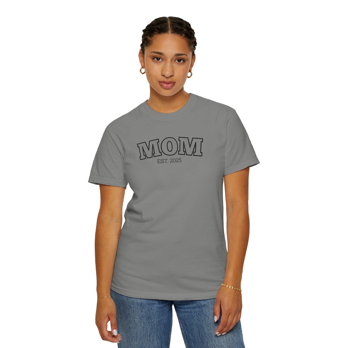 Personalized Mom T-shirt - Black Logo