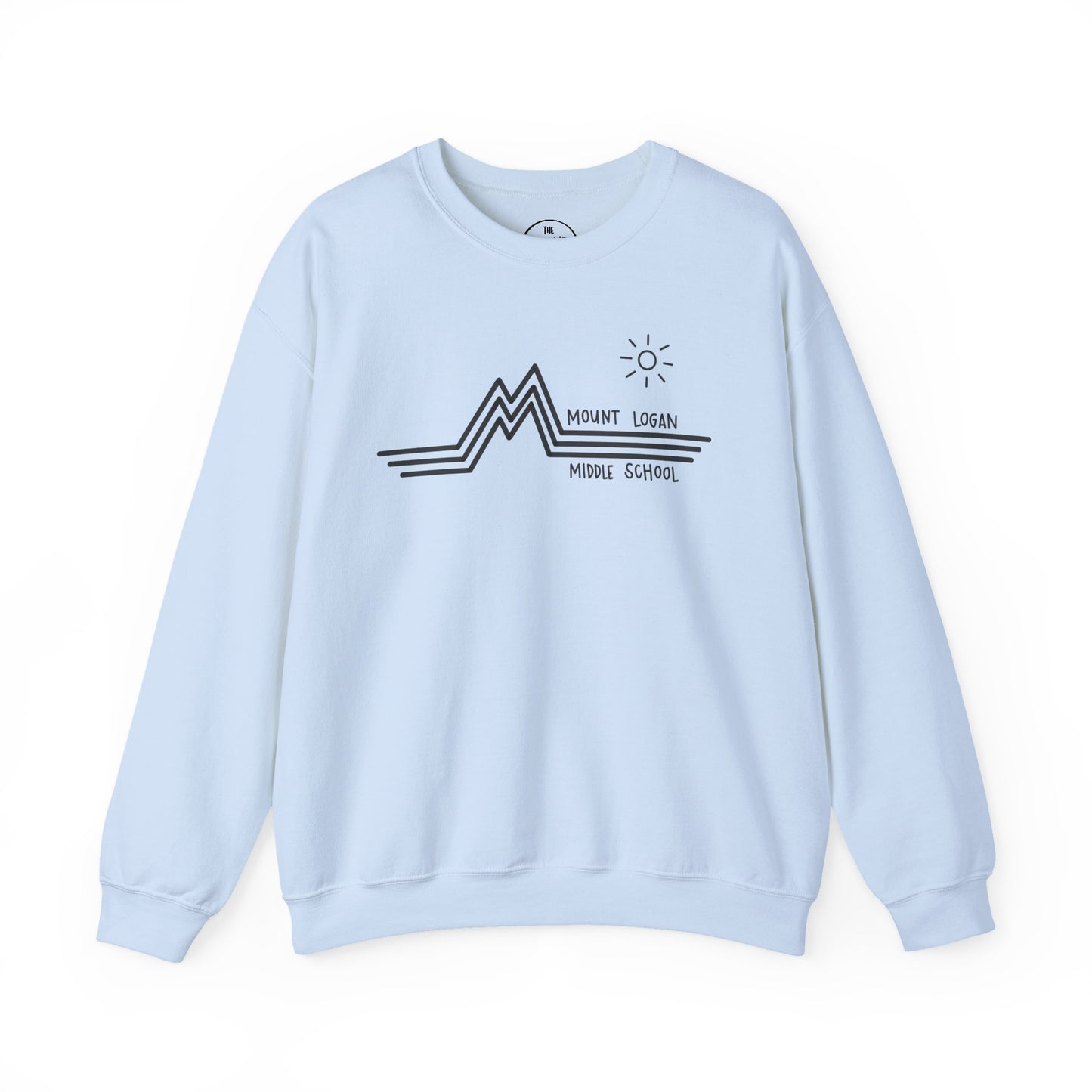 Retro Line - Mount Logan Middle Crewneck (Black Logo)