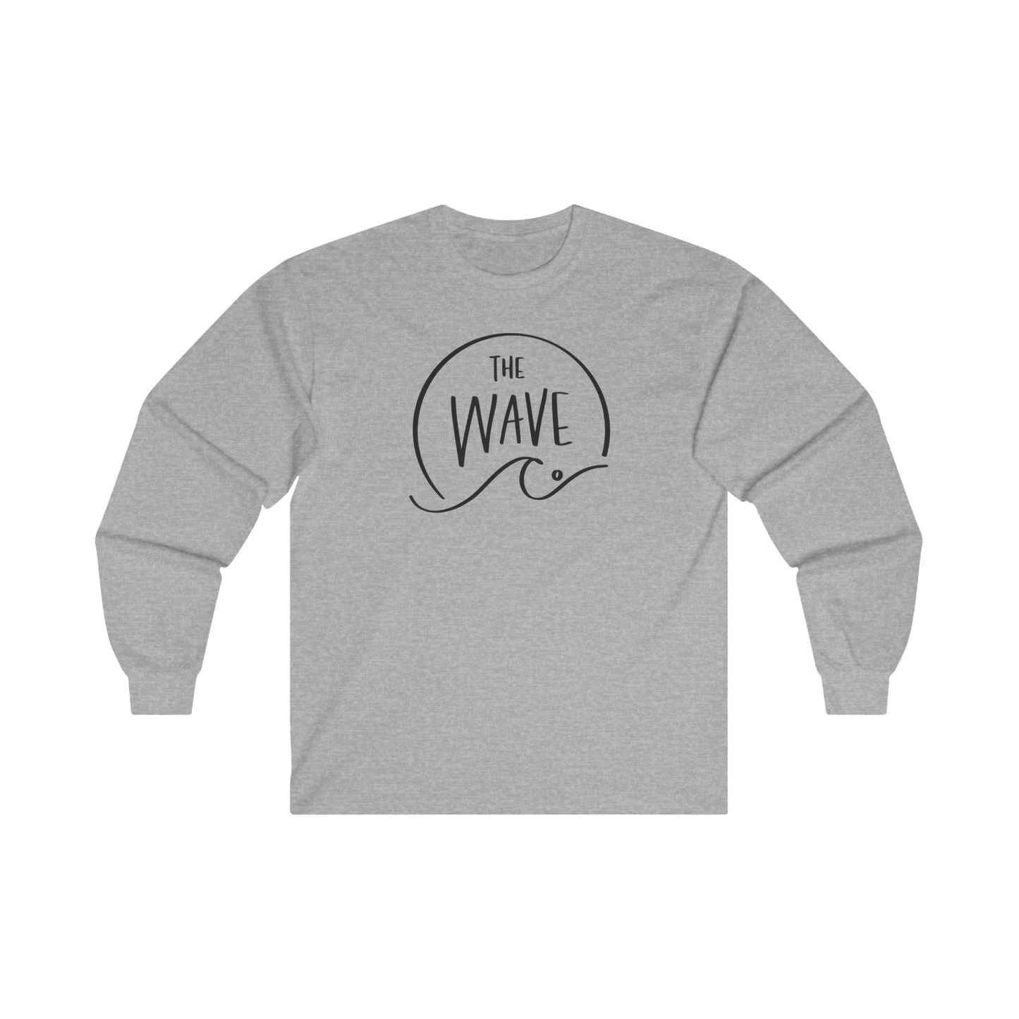 The Wave Co - Long Sleeve Tee (Black Logo)