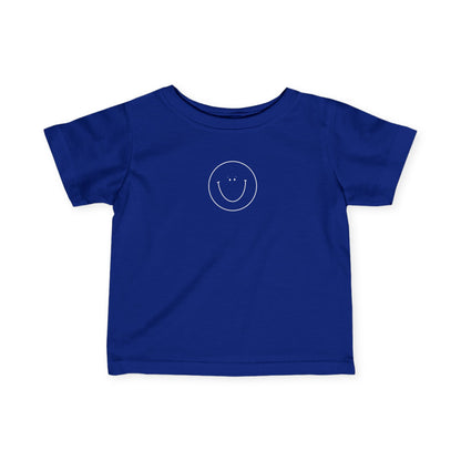 Infant Smiley Tee (White Logo)