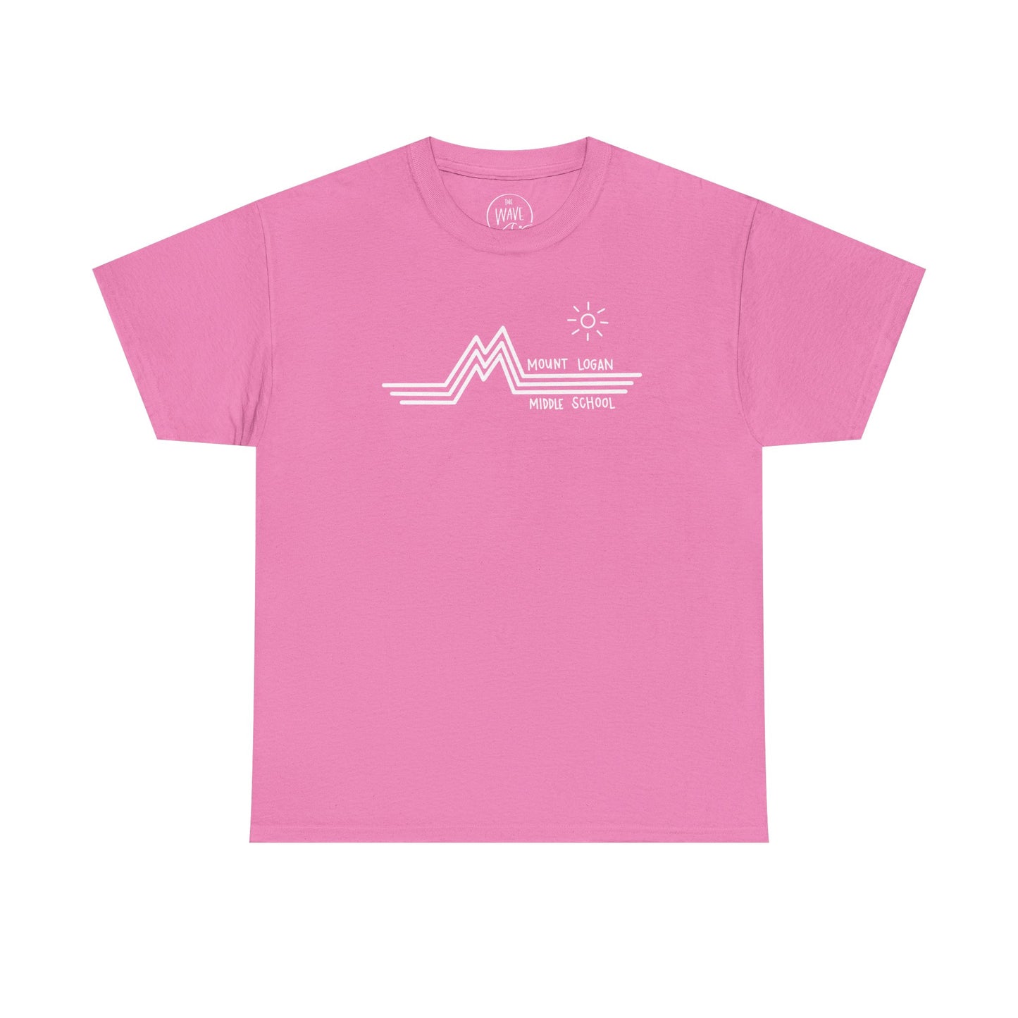 Retro Line Mount Logan Middle T-Shirt - (White Logo)