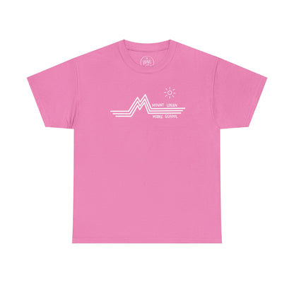 Retro Line Mount Logan Middle T-Shirt - (White Logo)