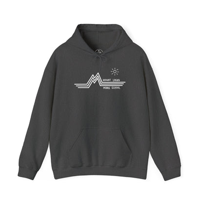 Retro Line - Mountain Logan Middle Hoodie (White Logo)