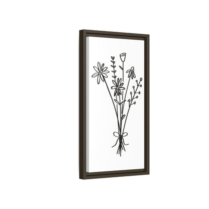 Framed Flower Canvas