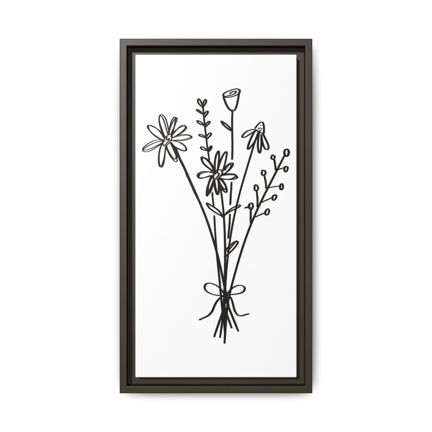 Framed Flower Canvas