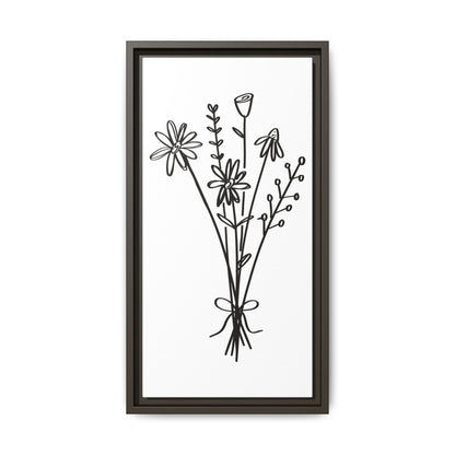Framed Flower Canvas