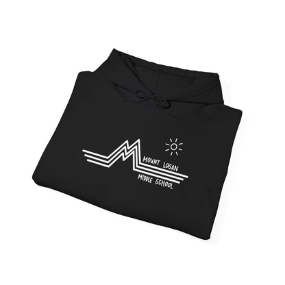 Retro Line - Mountain Logan Middle Hoodie (White Logo)