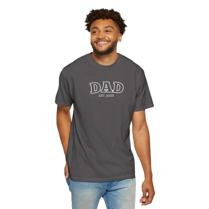 Personalized Dad T-Shirt - White Logo